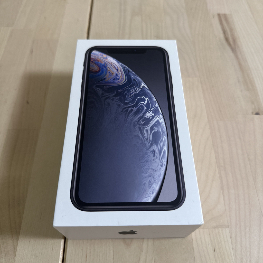 Apple(アップル)のiphone xr  b ブラック　空箱 スマホ/家電/カメラのスマートフォン/携帯電話(スマートフォン本体)の商品写真