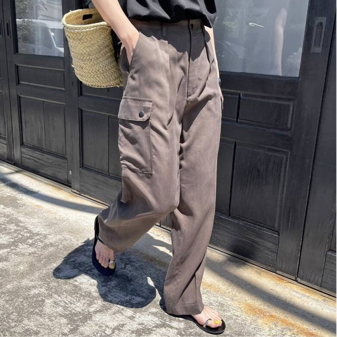 Spick & Span(スピックアンドスパン)のSpick and Span◆ウォッシャブルツイルカーゴパンツ レディースのパンツ(ワークパンツ/カーゴパンツ)の商品写真