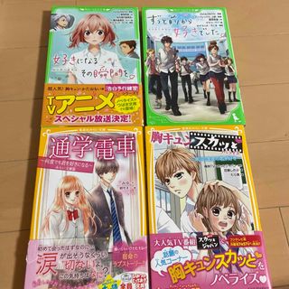 小説　4冊セット　好きになるその瞬間、ずっと前からすきでした、通学電車、胸キュン(文学/小説)