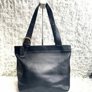 コーチ(COACH)のs68【オールドコーチ】USA グラブタンレザー トートバッグ 本革 A4 黒(トートバッグ)