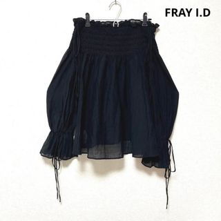 フレイアイディー(FRAY I.D)の♡美品♡ FRAY I.D フレイアイディー　ブラウス　トップス　M 黒(シャツ/ブラウス(半袖/袖なし))