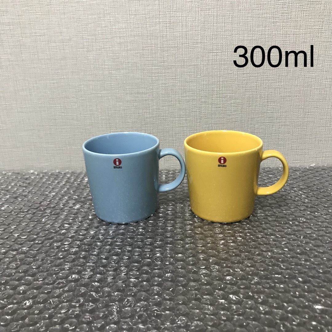 イッタラ ティーマ マグカップ 300ml ハニー　ライトブルー　2つ