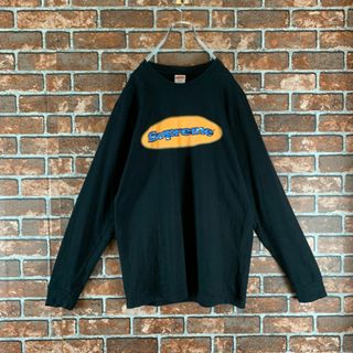 Supreme - 【即完売】シュプリーム USA製 フロントロゴ 黒 ロング