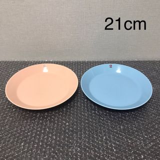 イッタラ(iittala)のイッタラ ティーマ プレート21cm パウダー　ライトブルー　2枚セット(食器)