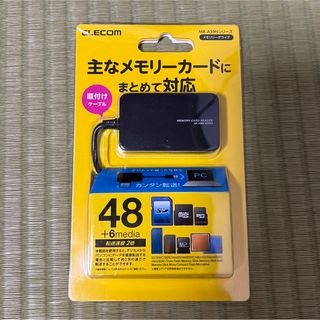 エレコム(ELECOM)の【新品未開封】メモリーダライタ ELECOM ブラック(PC周辺機器)