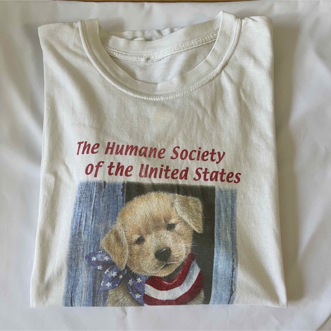 Lochie(ロキエ)のアニマルプリント　ヴィンテージ tシャツ DOG犬 レディースのトップス(Tシャツ(半袖/袖なし))の商品写真