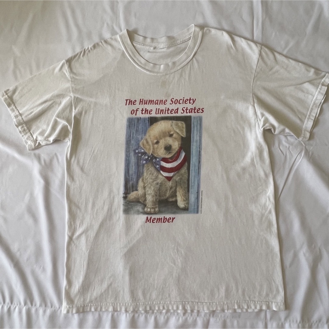 Lochie(ロキエ)のアニマルプリント　ヴィンテージ tシャツ DOG犬 レディースのトップス(Tシャツ(半袖/袖なし))の商品写真