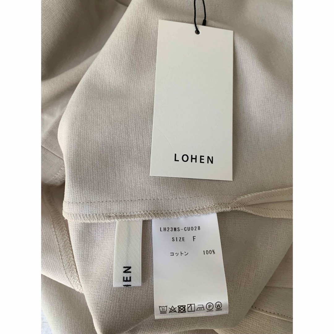 【新品】LOHEN ローヘン スクエアケープカットソー BEIGE 【新品】LOHEN ローヘン スクエアケープカットソー BEIGE