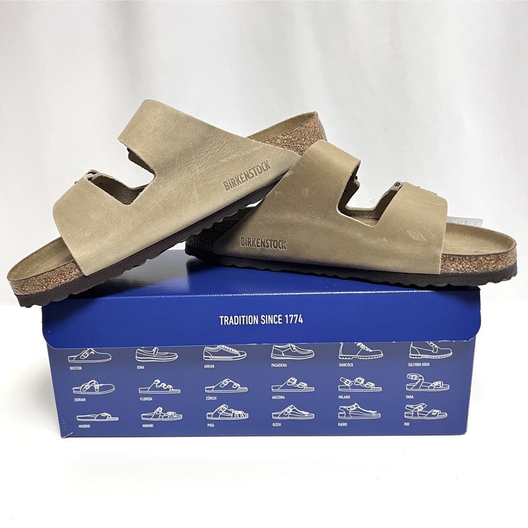 BIRKENSTOCK - 40 ビルケンシュトック アリゾナ レザー サンダル ...