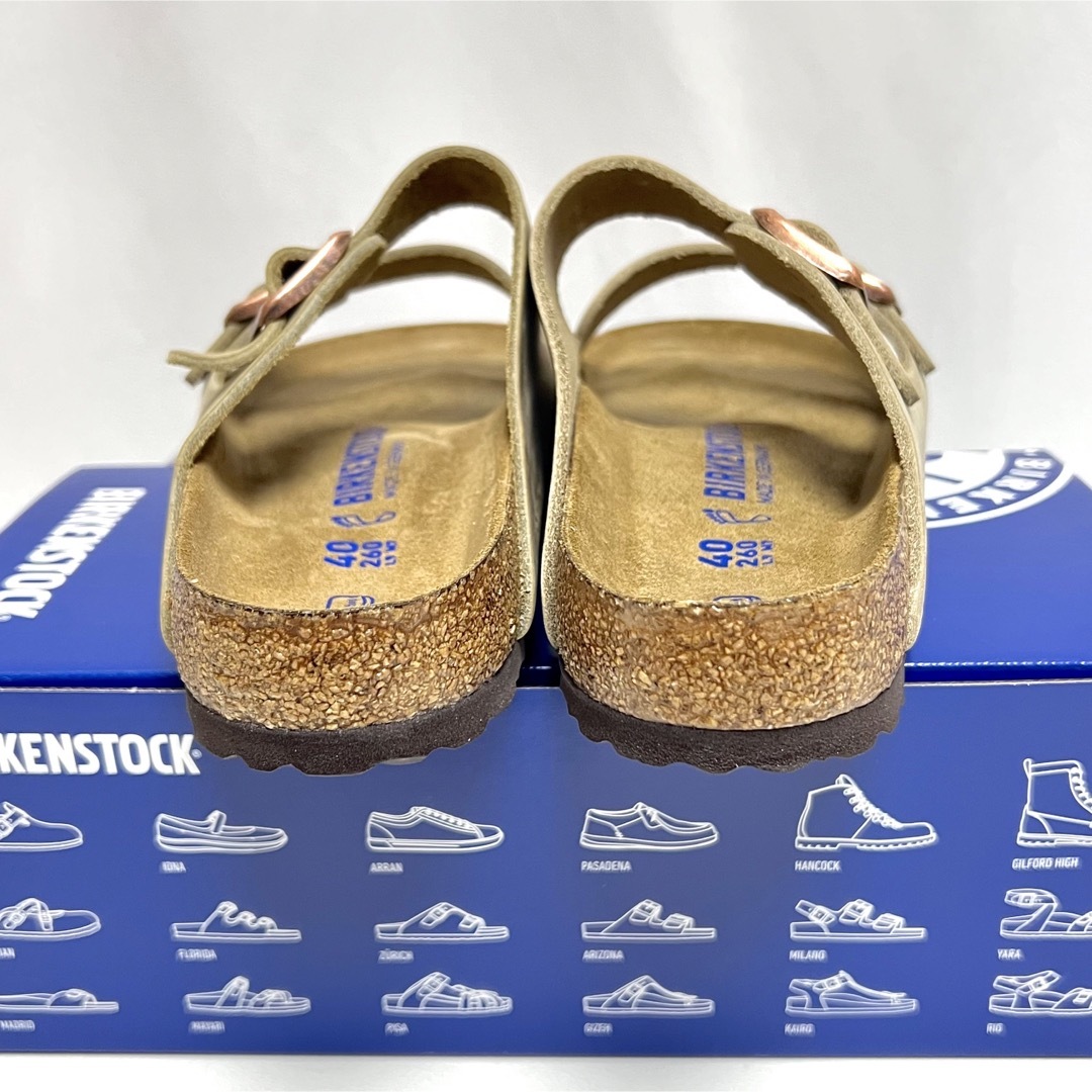 BIRKENSTOCK(ビルケンシュトック)の40 ビルケンシュトック アリゾナ レザー サンダル BIRKENSTOCK メンズの靴/シューズ(サンダル)の商品写真