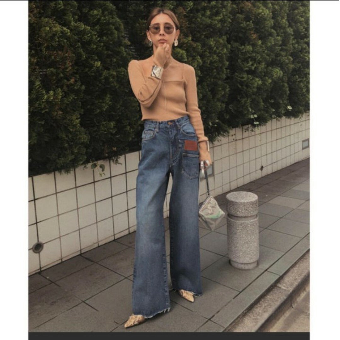 ameri vintage ☆ OVERLAP FAKE DENIM
