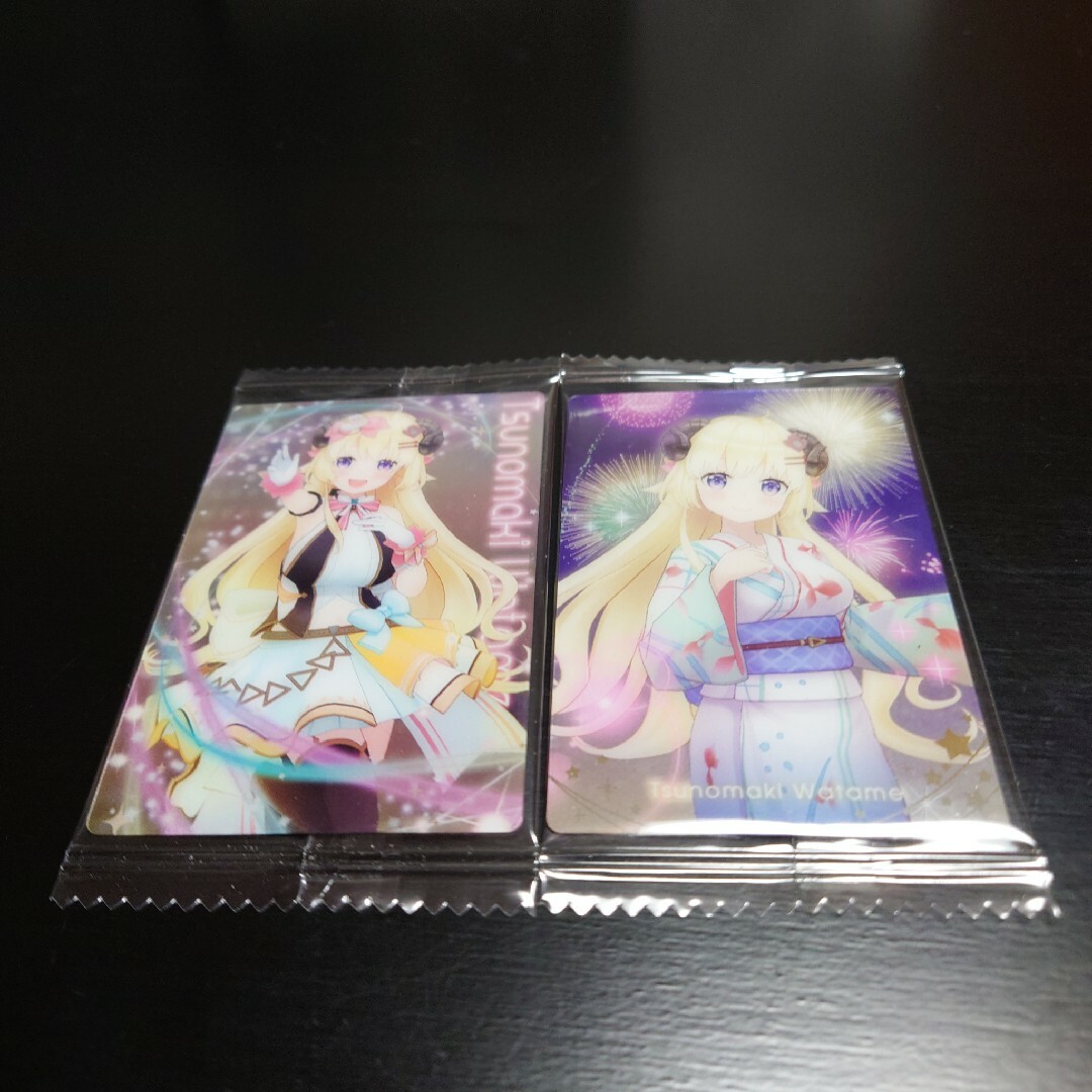新品  ホロライブ  ウエハース  角巻わため  カード  2枚セット エンタメ/ホビーのアニメグッズ(カード)の商品写真