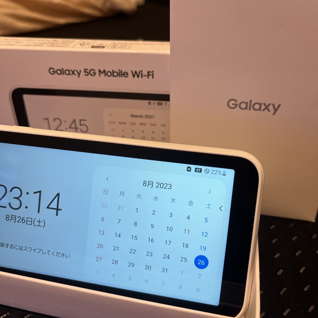 Galaxy(ギャラクシー)のgalaxy 5G Mobile Wi-Fi スマホ/家電/カメラのPC/タブレット(PC周辺機器)の商品写真