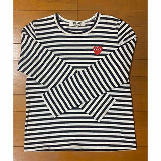 コムデギャルソン(COMME des GARCONS)のコムデギャルソン　COMME des GARCONS ボーダーロングTシャツ(Tシャツ(長袖/七分))