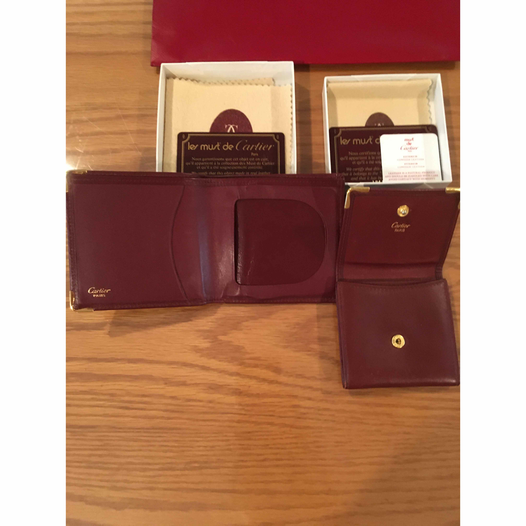 Cartier カルティエ マストライン ブラック 折財布