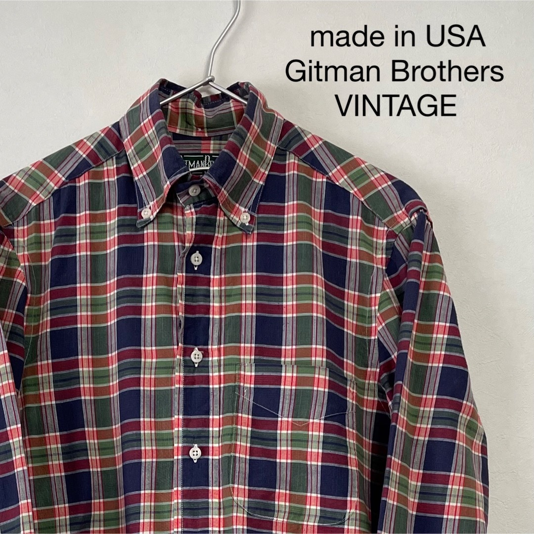 GITMAN VINTAGE - 美品 USA製90s Gitman Brothers VINTAGE BDシャツの ...