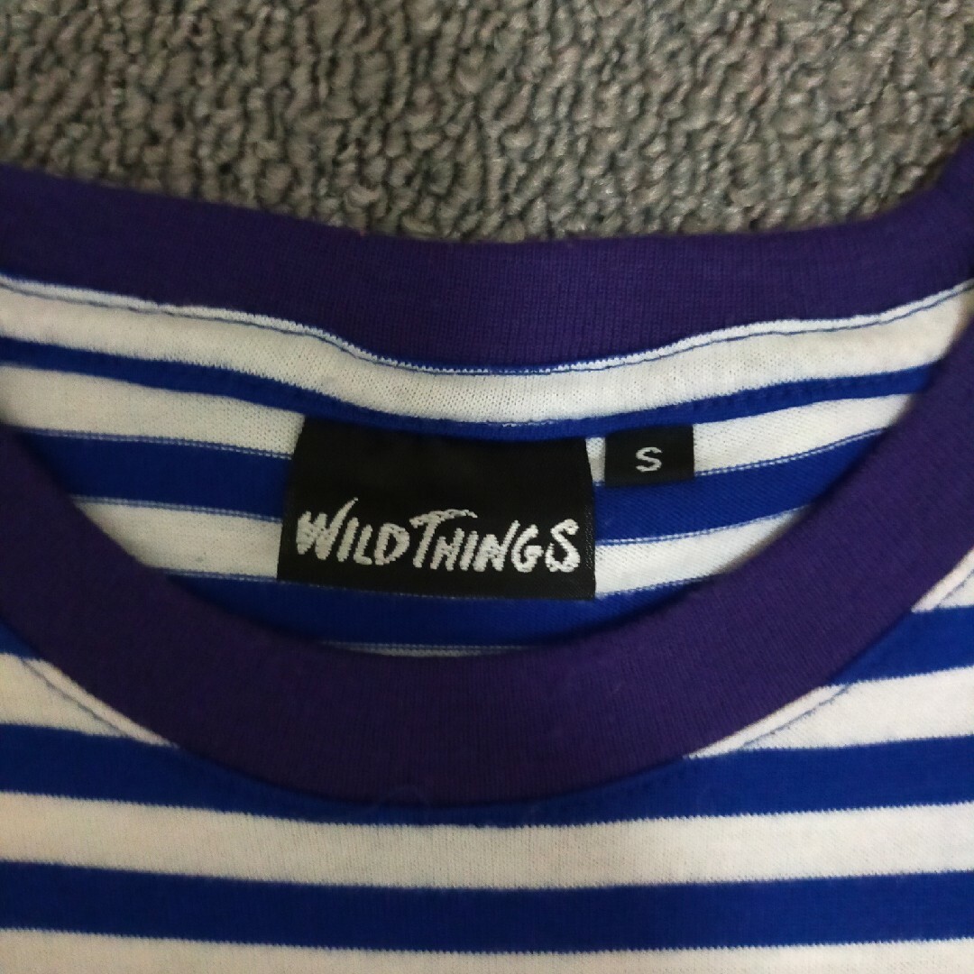 WILDTHINGS(ワイルドシングス)のワイルドシングス　ボーダーポケットTシャツ メンズのトップス(Tシャツ/カットソー(半袖/袖なし))の商品写真