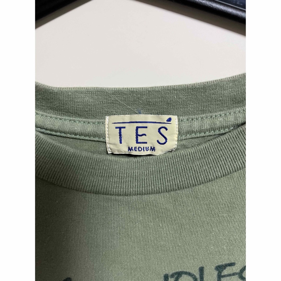 tes Tシャツ　カーキ　M メンズのトップス(Tシャツ/カットソー(半袖/袖なし))の商品写真