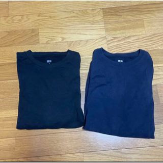 ユニクロ(UNIQLO)のUNIQLO 長袖Tシャツ　2枚セット(Tシャツ/カットソー(七分/長袖))