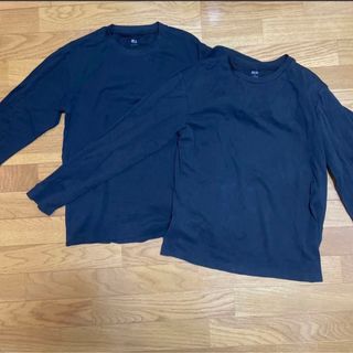 ユニクロ(UNIQLO)のUNIQLO 長袖Tシャツ2枚セット(Tシャツ/カットソー(七分/長袖))