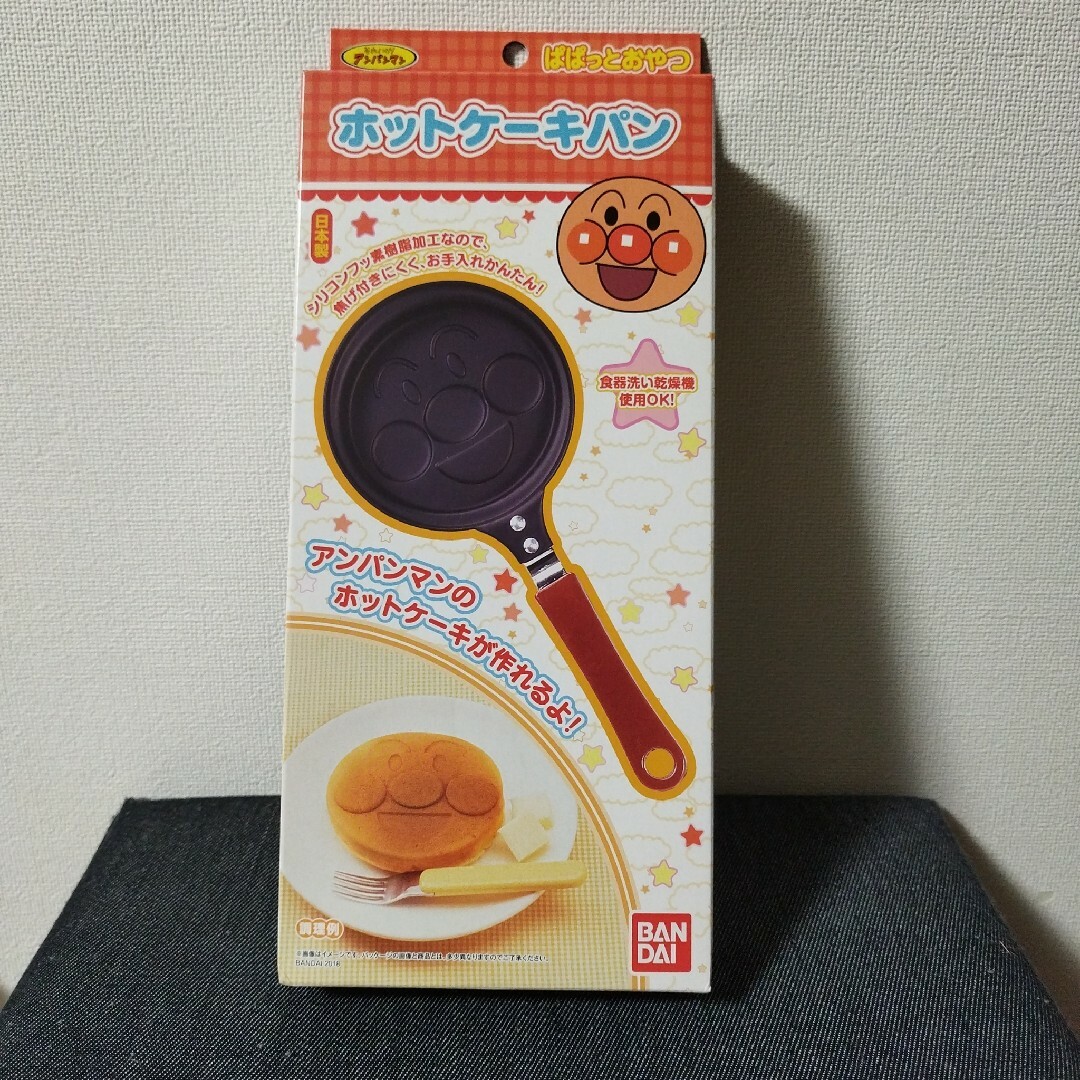 アンパンマン　ホットケーキパン　新品 エンタメ/ホビーのおもちゃ/ぬいぐるみ(キャラクターグッズ)の商品写真