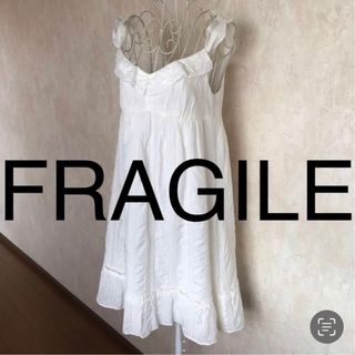 フラジール(FRAGILE)の★FRAGILE/フラジール★ノースリーブワンピース.サンドレス38(M.9号)(ひざ丈ワンピース)