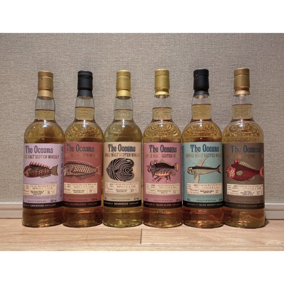 The Oceanウイスキー　6本セット 食品/飲料/酒の酒(ウイスキー)の商品写真