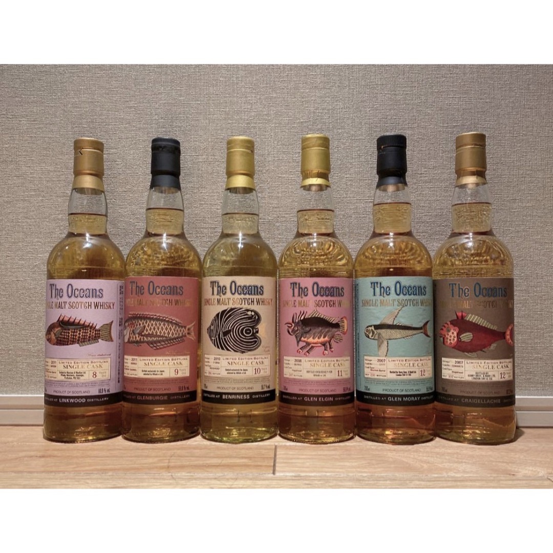 The Oceanウイスキー　6本セット酒