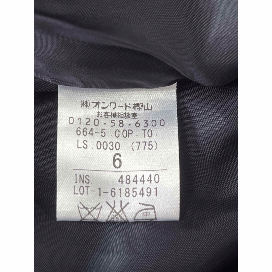 TOCCA(トッカ)のＴＯＣＣＡ紺色パフスリーブワンピース6XL お値引き レディースのワンピース(ひざ丈ワンピース)の商品写真