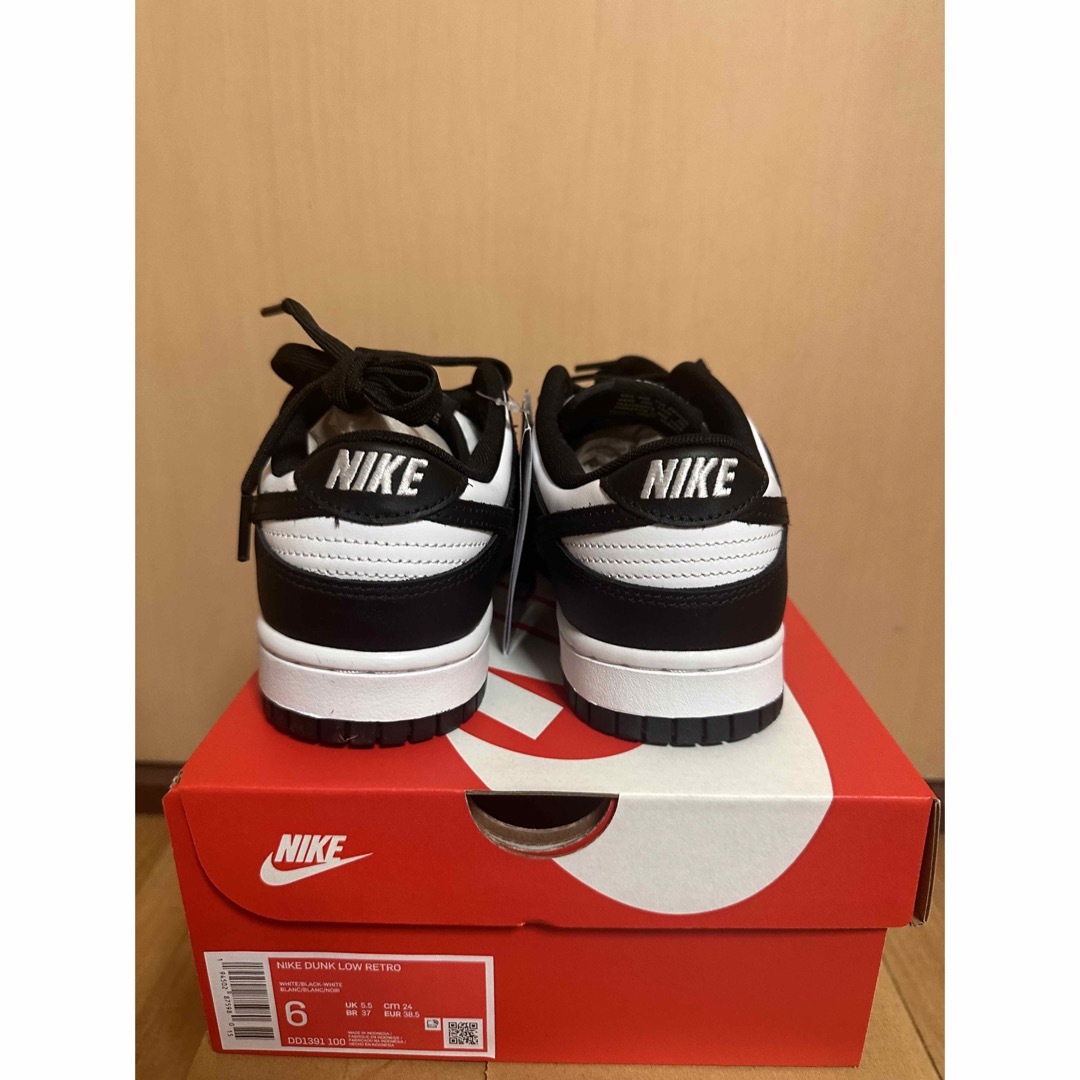 NIKE Dunk Low Retro White/Black men 24cm