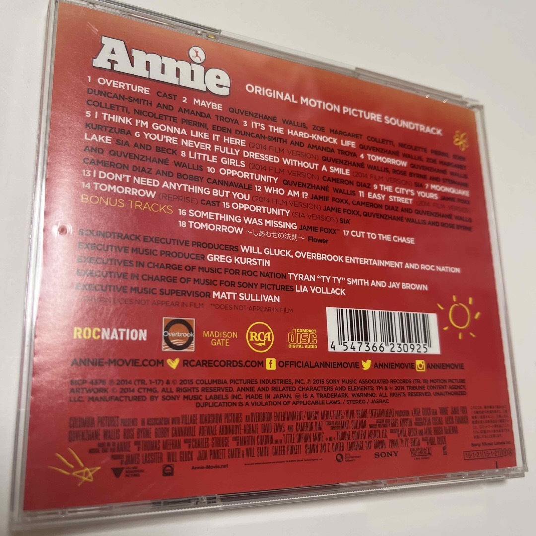 「ANNIE/アニー」オリジナル・サウンドトラック エンタメ/ホビーのCD(映画音楽)の商品写真