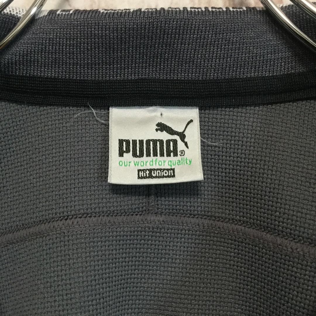 PUMA(プーマ)の【プーマ トラックジャケット】 90s ヒットユニオン ロゴ刺繍 M 古着 メンズのトップス(ジャージ)の商品写真