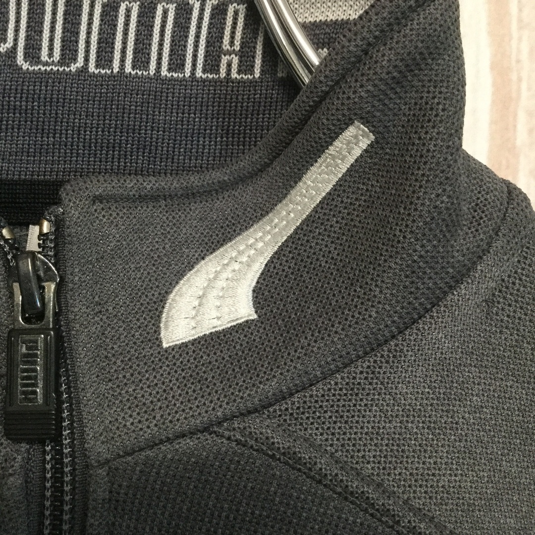 PUMA(プーマ)の【プーマ トラックジャケット】 90s ヒットユニオン ロゴ刺繍 M 古着 メンズのトップス(ジャージ)の商品写真