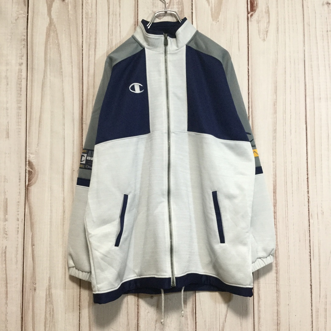 〔希少〕90s Champion track jacket Blue×Black