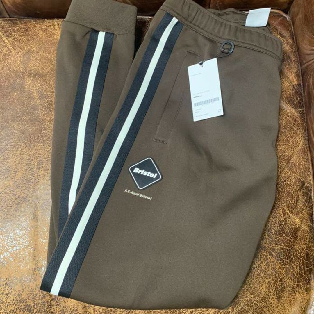 F.C.R.B. TRAINING TRACK RIBBED PANTS L | hartwellspremium.com