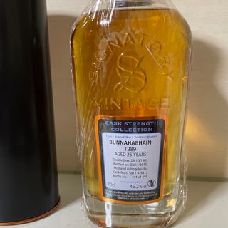 signatory vintage bunnahabhain 1989 26y