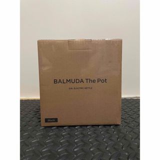 バルミューダ(BALMUDA)のBALMUDA 電気ケトル The Pot ブラック K07A-BK(電気ケトル)