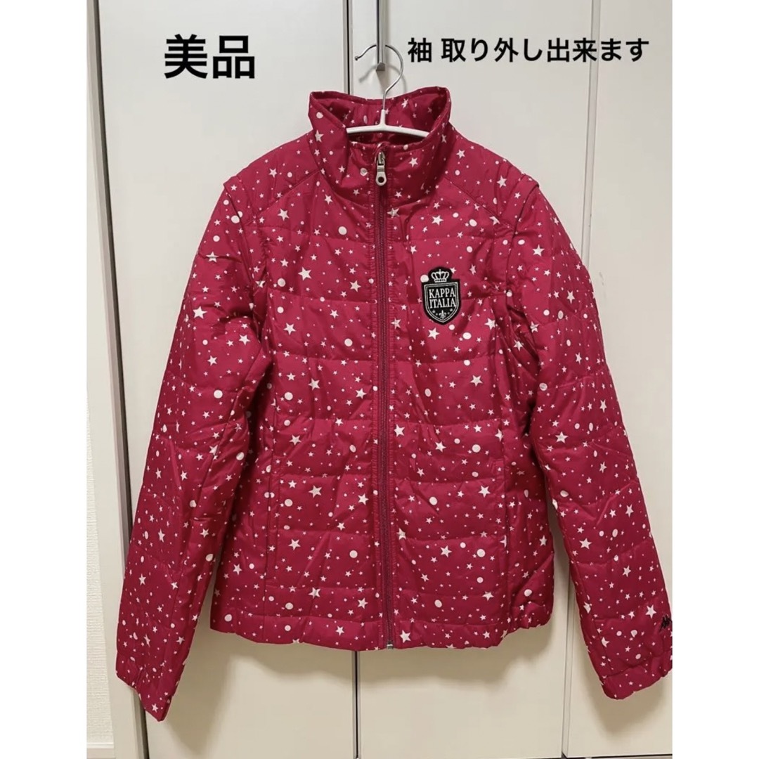 kappa カッパ ゴルフ 星柄 ダウン 2way ベスト サイズM | フリマアプリ ラクマ