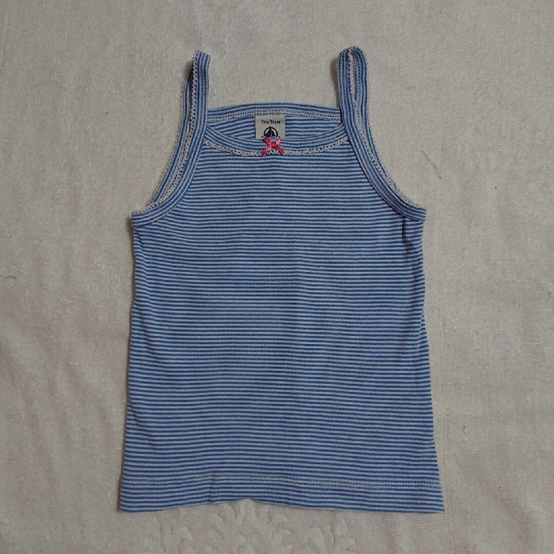 PETIT BATEAU(プチバトー)のPETIT BATEAU キャミソール 2歳 キッズ/ベビー/マタニティのベビー服(~85cm)(タンクトップ/キャミソール)の商品写真