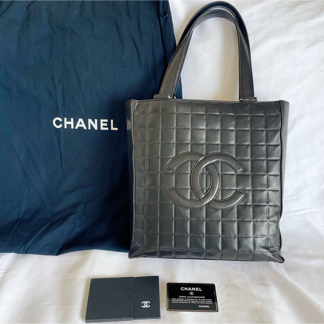 CHANEL シャネル チョコバー トートバッグ ハンドバッグ ココマーク