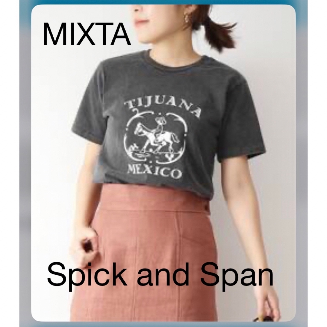 新品 スピック&スパン MIXTA Tシャツ