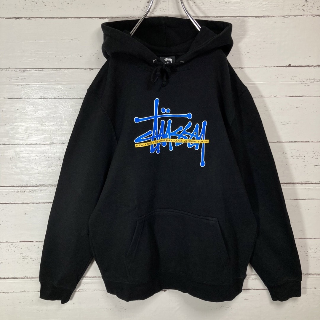 STUSSY - 【即完売モデル】ステューシー☆センターロゴ入りパーカー ...