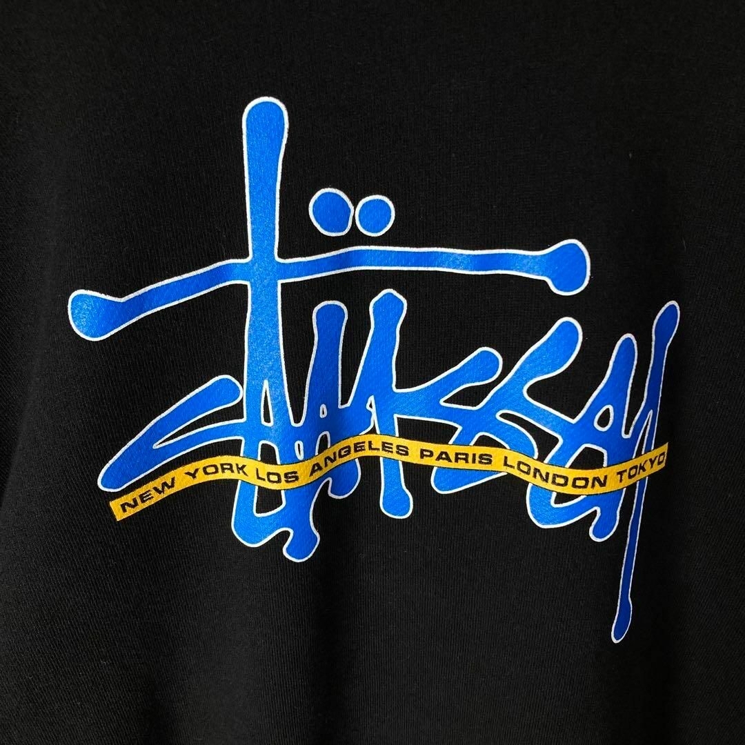 STUSSY - 【即完売モデル】ステューシー☆センターロゴ入りパーカー