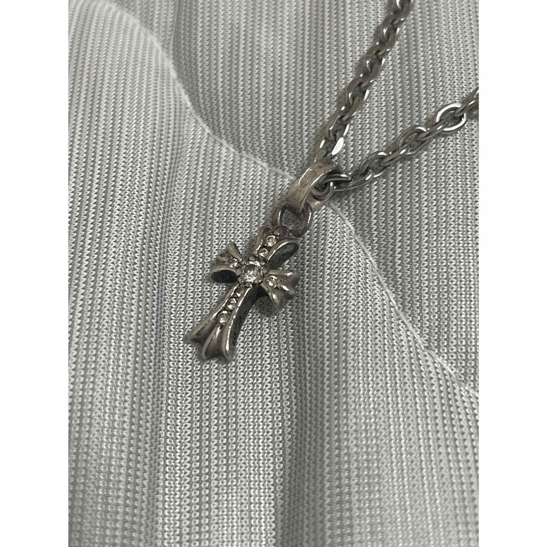 Chrome Hearts(クロムハーツ)の【鑑定済】原本付偽物注意 クロムハーツ ベビーファットパヴェダイヤ純正 メンズのアクセサリー(ネックレス)の商品写真