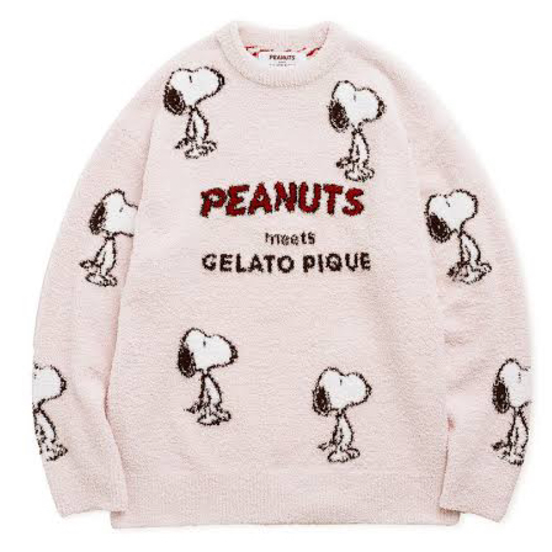 【PEANUTS】総柄ジャガードプルオーバー スヌーピー ジェラピケ | フリマアプリ ラクマ