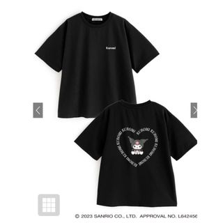 グレイル(GRL)のグレイル　サンリオキャラクターコラボ　クロミ ハートロゴTシャツ[bo023](Tシャツ(半袖/袖なし))