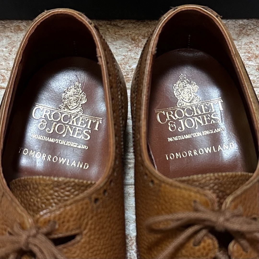 CROCKETT&JONES TOMORROWLANDタッセル ウイングチップ