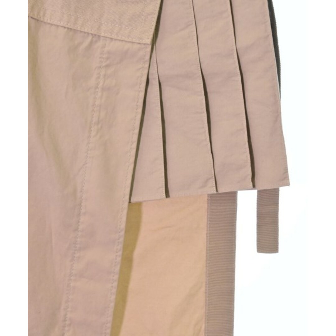 sacai - sacai サカイ ひざ丈スカート 2(M位) ベージュ 【古着】【中古