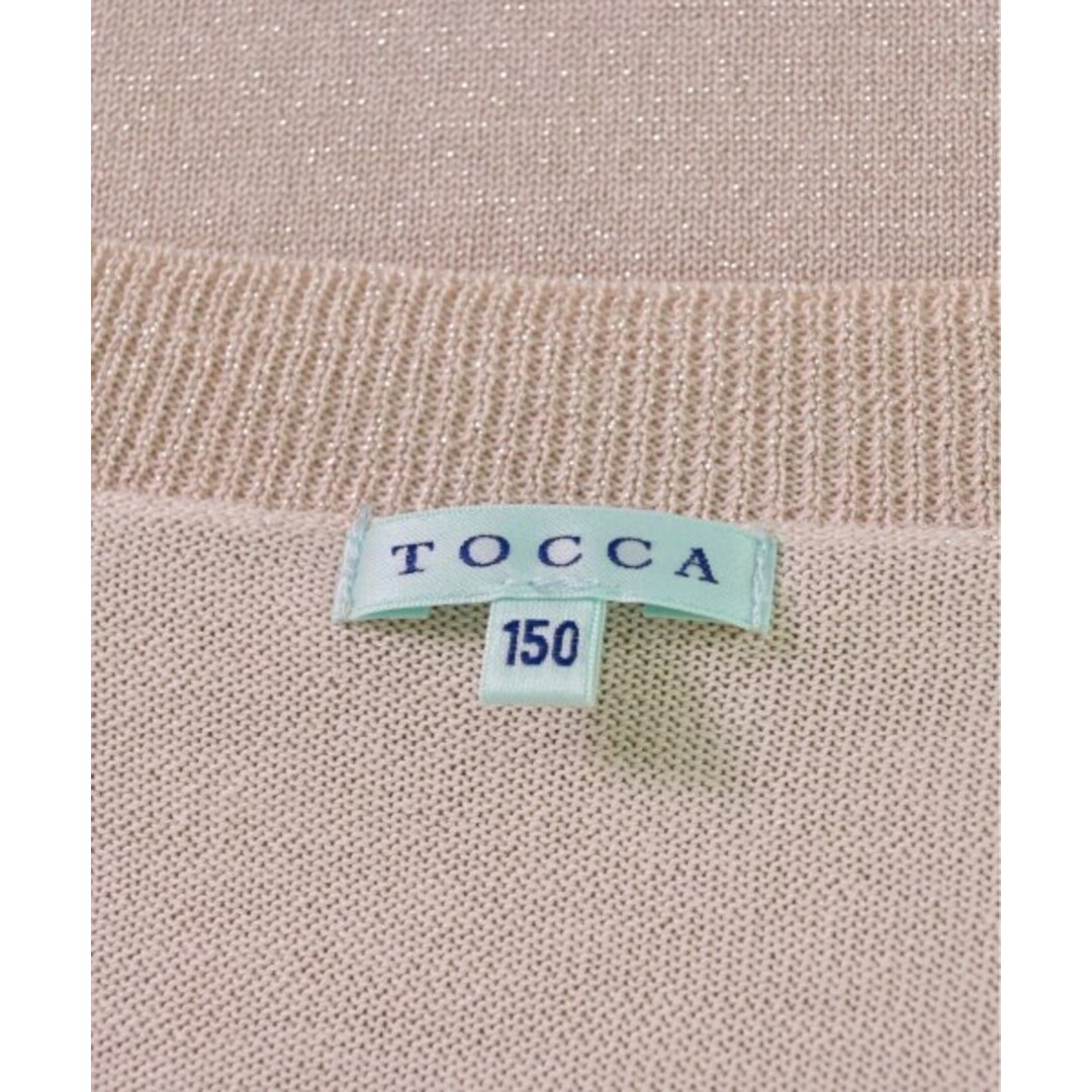 TOCCA(トッカ)のTOCCA トッカ ニット 150 ピンクベージュ 【古着】【中古】 キッズ/ベビー/マタニティのキッズ服女の子用(90cm~)(ニット)の商品写真