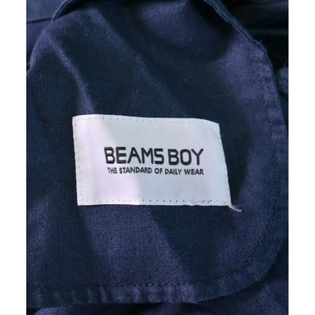 BEAMS BOY(ビームスボーイ)のBEAMS BOY ビームスボーイ カジュアルシャツ -(M位) 紺 【古着】【中古】 レディースのトップス(シャツ/ブラウス(長袖/七分))の商品写真